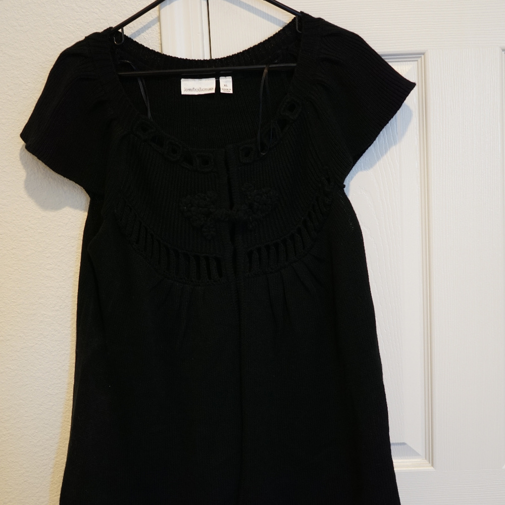 John Paul Richard Cap Sleeve Cardigan